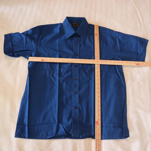 Vintage never worn JC Penny no iron button shirt Size L - Picture 3 of 4